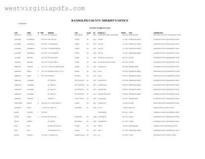 Fill Out a Valid Randolph County Wv Form